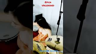 @epica - unleashed #drumcover #amikim @artisanturkcymbals4168