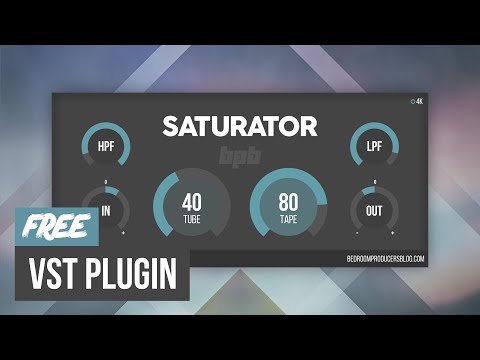 FREE Saturation VST Plugin (BPB Saturator)