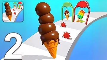 Stacky Ice Cream Runner - Gameplay Walkthrough Part 2 (Android, iOS)
