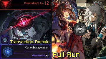 Conundrum Lv.12 Jing Yuan & Sparkle Erudition Path Curio Extrapolation Dice Full Run