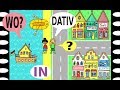 Deutsch lernen: Frage "Wo?" + "in" + Dativ / learn German: question "Where?" + dative case