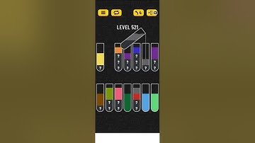 Water sort puzzle level 521