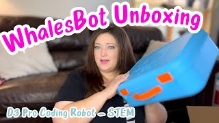 WhalesBot D3 Pro STEM unboxing - elementary curriculum - homeschool curriculum - coding robot