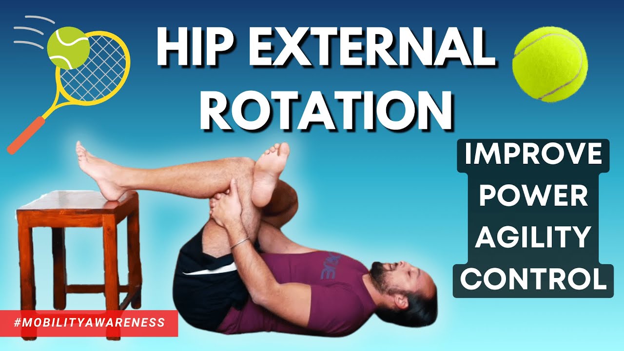 Hip Rotation Pails Rails Tennis Back & Hip Injury Prevention Exercise | Mobility | External ...