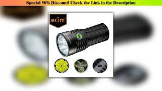 Flash Sale Sofirn Q8 Plus Super Powerful LED Flashlight 16000lm USB C Rechargeable 21700 Anduril 2.