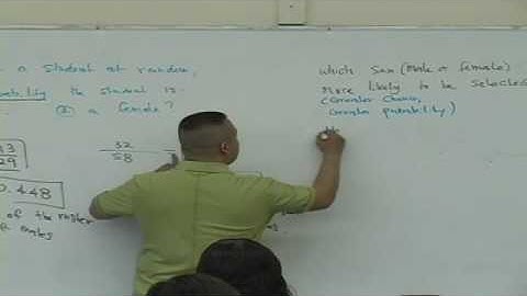 Daniel Judge- Statistics Lecture 5 (part 7)