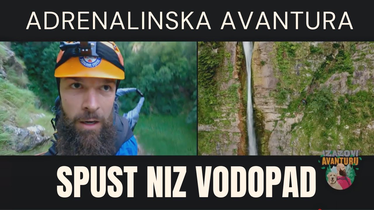 U kom momentu se POKAJETE kada se spuštate niz VODOPAD Skakavac | Divna PRAŠUMA | IZAZOVI AVANTURU