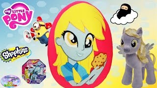My Little Pony Giant Play Doh Surprise Egg Derpy Equestria Girls Kidrobot Disney Princess Mlp - Setc