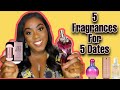 5 FRAGRANCES FOR 5 DATES ft QUEEN KHANZ || JIMMY CHOO, CAROLINA HERRERA, JEAN PAUL || COCO PEBZ