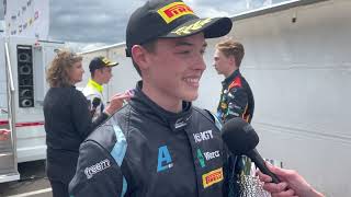 Patrick Heuzenroeder British F4 Snetterton Post Race 2 Podium