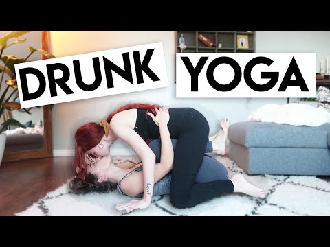 DRUNK YOGA CHALLENGE (gets bloody)