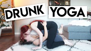Drunk Yoga Challenge Gets Bloody