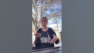 The biggest lesson learned in 2023#relatable #mentalhealthmatters #real