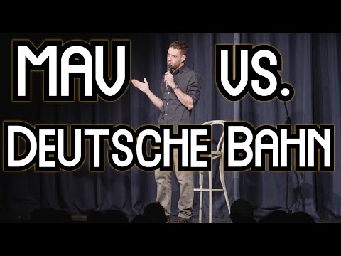 MÁV vs. Deutsche Bahn | Stand up Comedy Crowdwork | Tamas Vamos