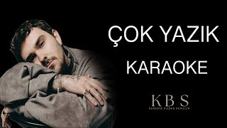 Video thumbnail of "Çağan Şengül - Çok Yazık | (Akustik Gitar Karaoke)"
