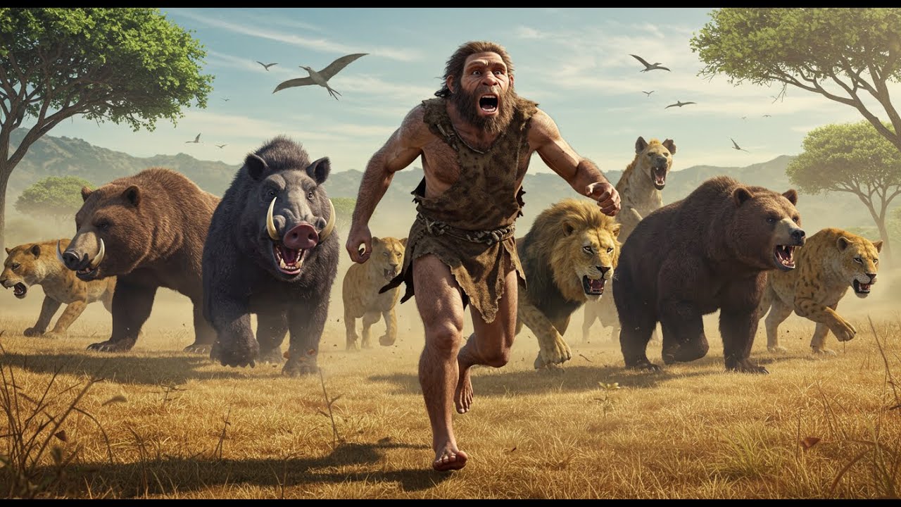 Life 2 Million Years Ago | One Man Against the Giants of Nature - YouTube