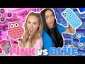 PINK VS BLUE 💗💙 FIDGET SHOPPING CHALLENGE AT TARGET!