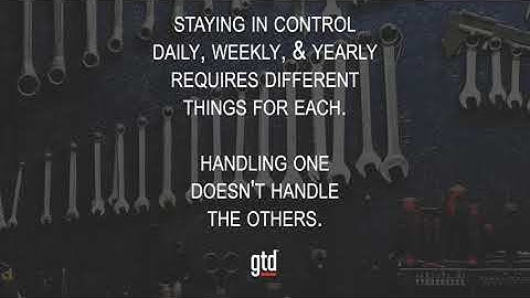 The Right Tool | GTD®