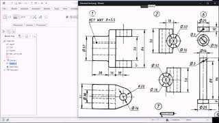 Universal Joint in Creo , Creating BoM Universal Coupling, ME8681 CAD CAM Lab, PTC Creo, Speedbrake