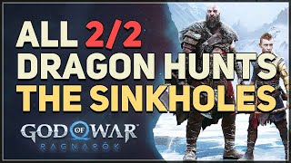 The Sinkholes All Dragon Hunts God of War Ragnarok