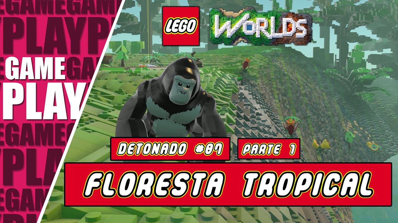 🕹️ LEGO WORLDS | DETONADO #07 | FLORESTA TROPICAL - PARTE 1