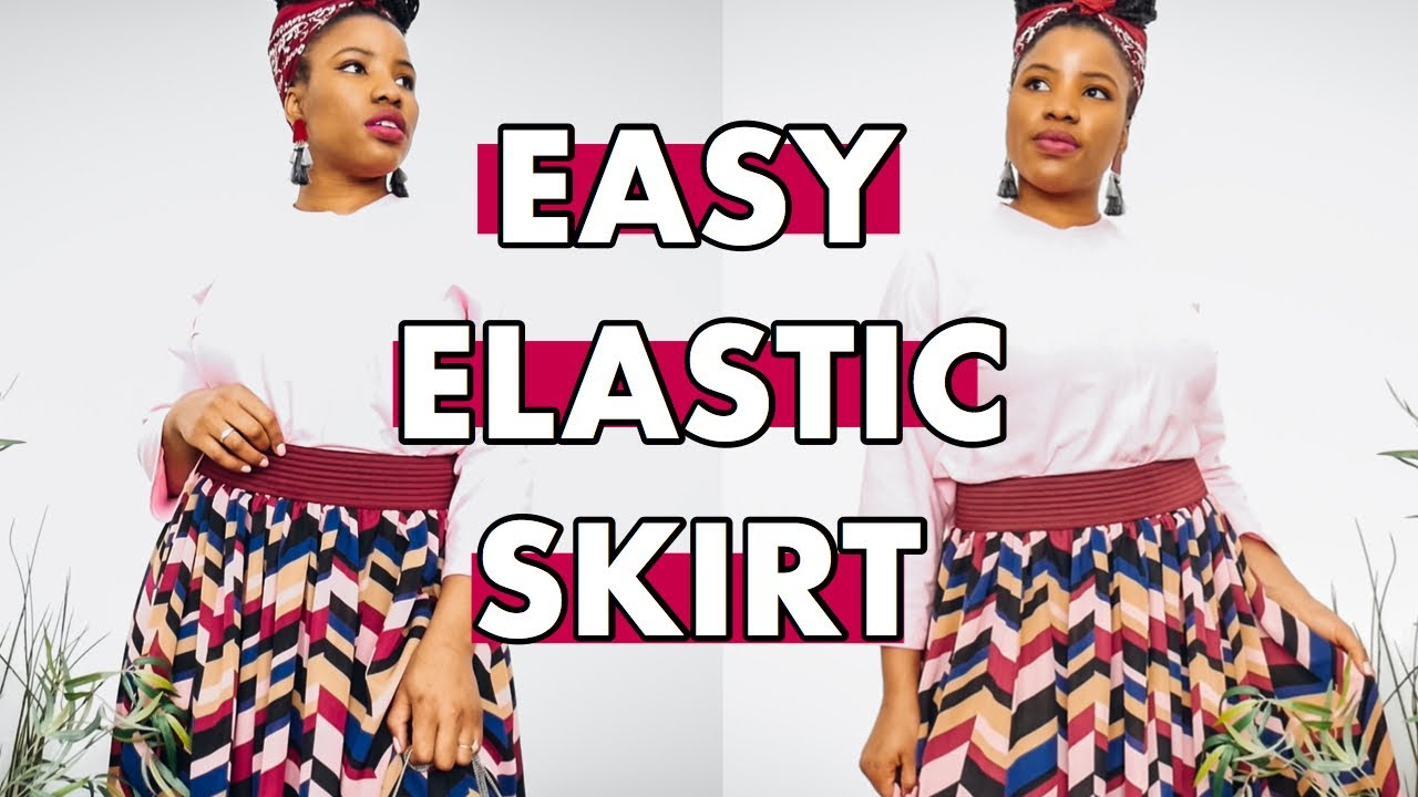 Learn How To Sew An ELASTIC WAISTBAND For Shorts, Skirts & Pants In 3  Minutes!