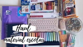 HAUL MATERIAL ESCOLAR 202122 | Mi material para empezar la universidad | @annallorenns