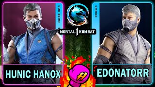 MK1 🥊 Hunic Hanox (SUB ZERO) VS Edonatorr (SMOKE) 🥊 Mortal Kombat 1 🥊4K 60ᶠᵖˢ
