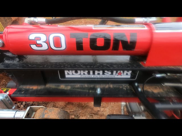 Northstar 30 Ton Wood Log Splitter Ep. 29 - YouTube
