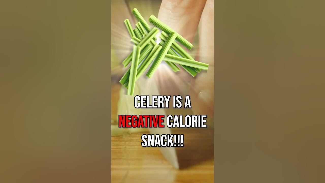 Celery is NEGATIVE Calories? 😮 shorts YouTube
