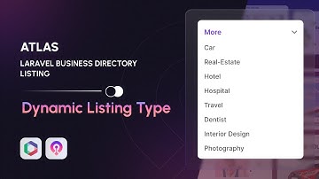 Dynamic Listing Types in Atlas Laravel Business Directory Listing |