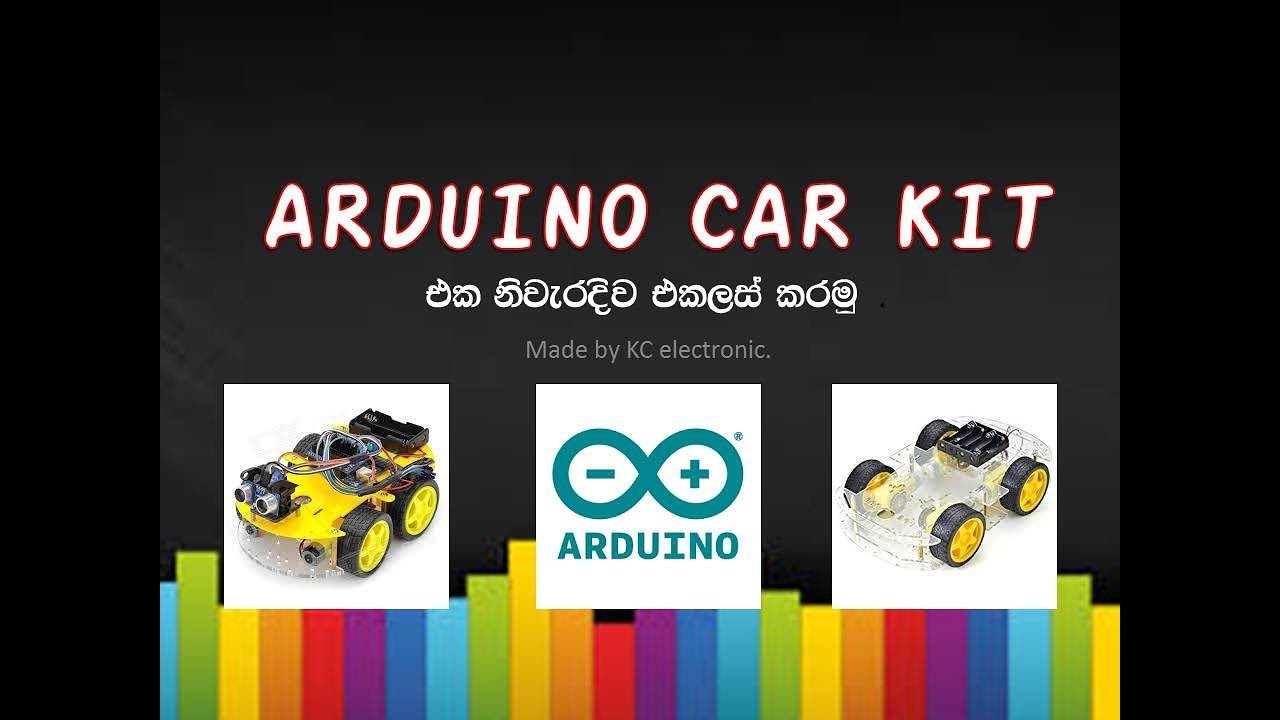 how to assemble a arduino car kit