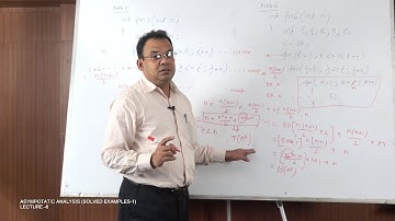 Design and Analysis of Algorithm | Lecture 6 | Prof. Tapan Kumar Hazra