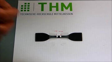 Marking of material samples for tensile and compression tests