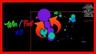 Agar.io Win / Fail Compilation #3