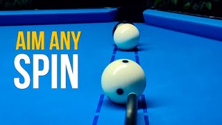 How To Aim & Apply Side Spin | Back Hand & Front Hand English