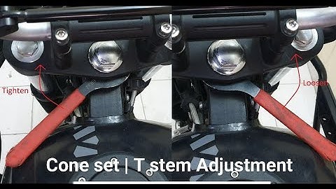 Cone set T Stem - How to Adjust And Check For Long life | DIY | Royal Enfield Himalayan
