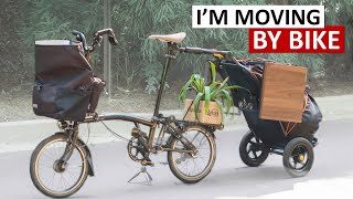 Moving to a new apartment (by bike) | Brompton, Burley Travoy, and Kona Sutra