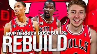 REBUILDING THE DERRICK ROSE BULLS IN NBA 2K23 MY ERAS!