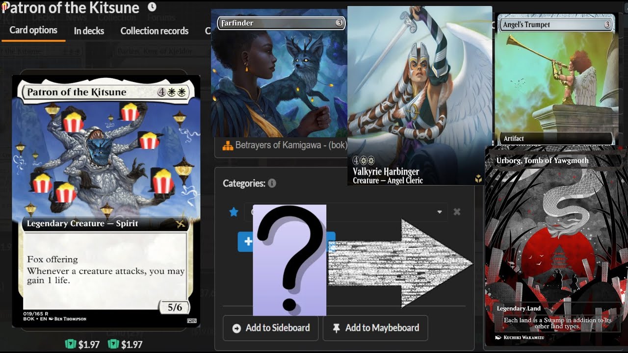 mtg kitsune commander deck Rune-Tail, Kitsune Ascendant // Rune-Tail's Essence