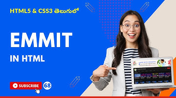 CSS3 Full Course[4K] - 68 | How to use Emmit in HTML | Emmit Shortut #css #html #html5 #semantictag
