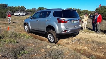 ISUZU MU-X using TCS in Axle Twister demonstration