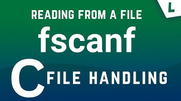 fscanf Function to Read from a File | C Programming Language File Handling Video Tutorial