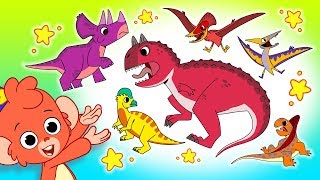 Club Baboo | Dino puzzle time | Learn the names of these dinosaurs!