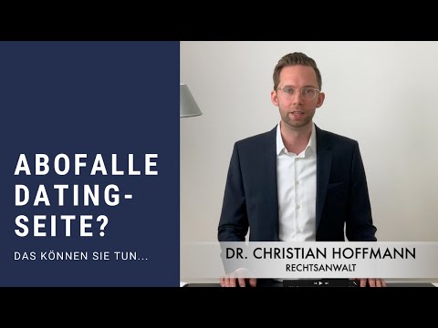 Abofalle von einem Datingportal? Rechtsanwalt Dr. Hoffmann erklärt, was Sie tun können