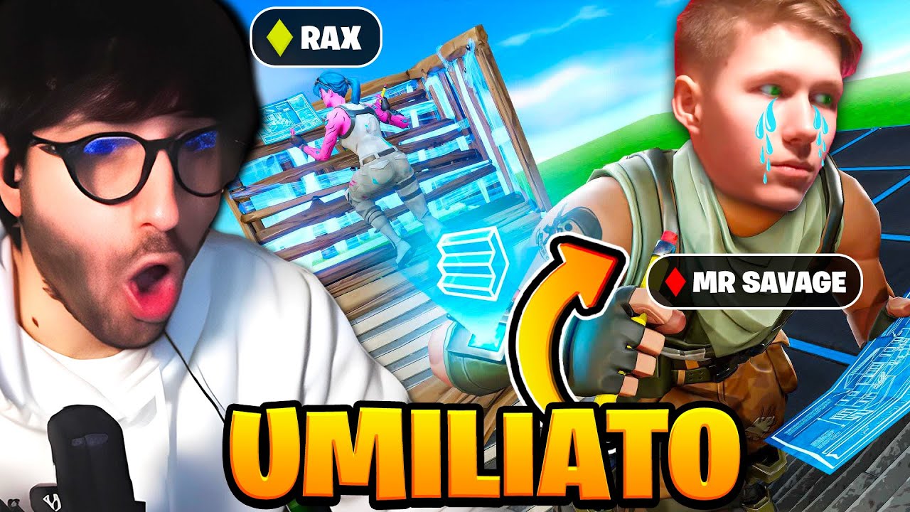 MR SAVAGE INSULTATO dalla sua CHAT perchè RAX lo UMILIA IN 1V1!