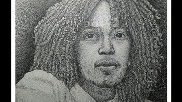 Timelapse || Self Portrait || Pointillism