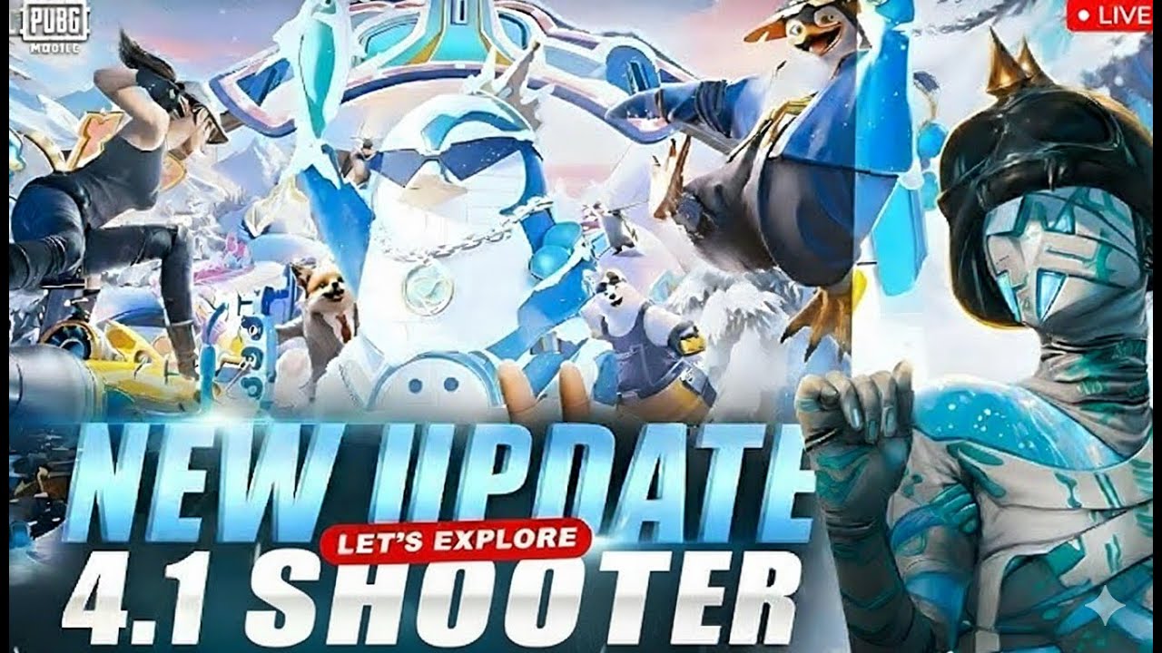 EXPLORING BGMI 4.1 NEW UPDATE..!!|BGMI LIVE WITH SHOOTER|