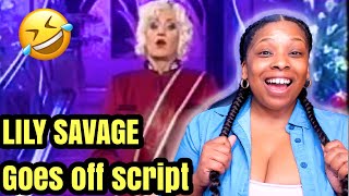 American Reacts to Lily Savage LIVE on TV (going OFF-SCRIPT!)