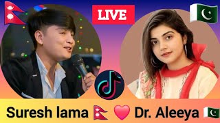 Suresh lama and Dr Aleeya Tiktok live video From UK#sureshlama #draleeyalive #sureshlamalive